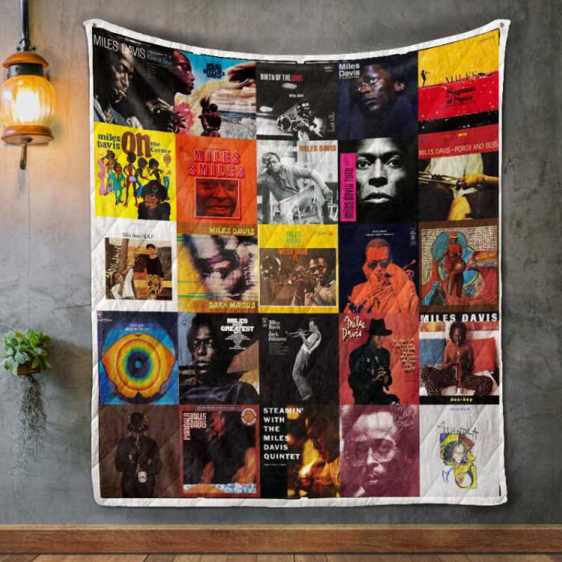 Miles Davis Album 3D Quilt Blanket