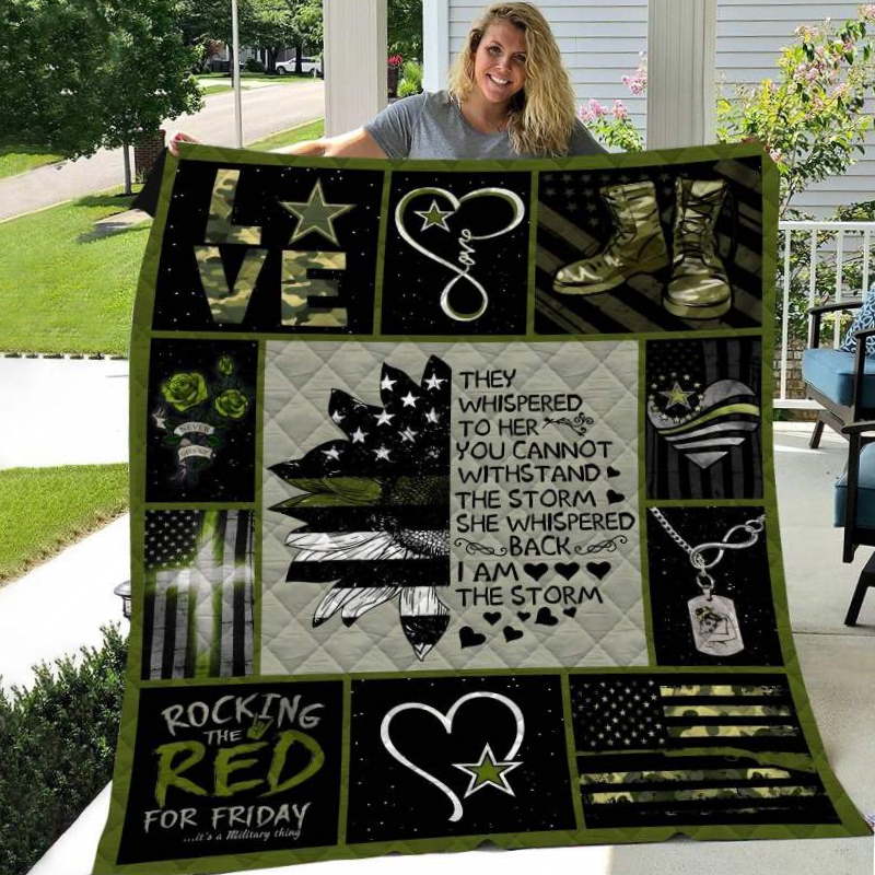 Military Like 3D All Over Printed Quilt Blanket