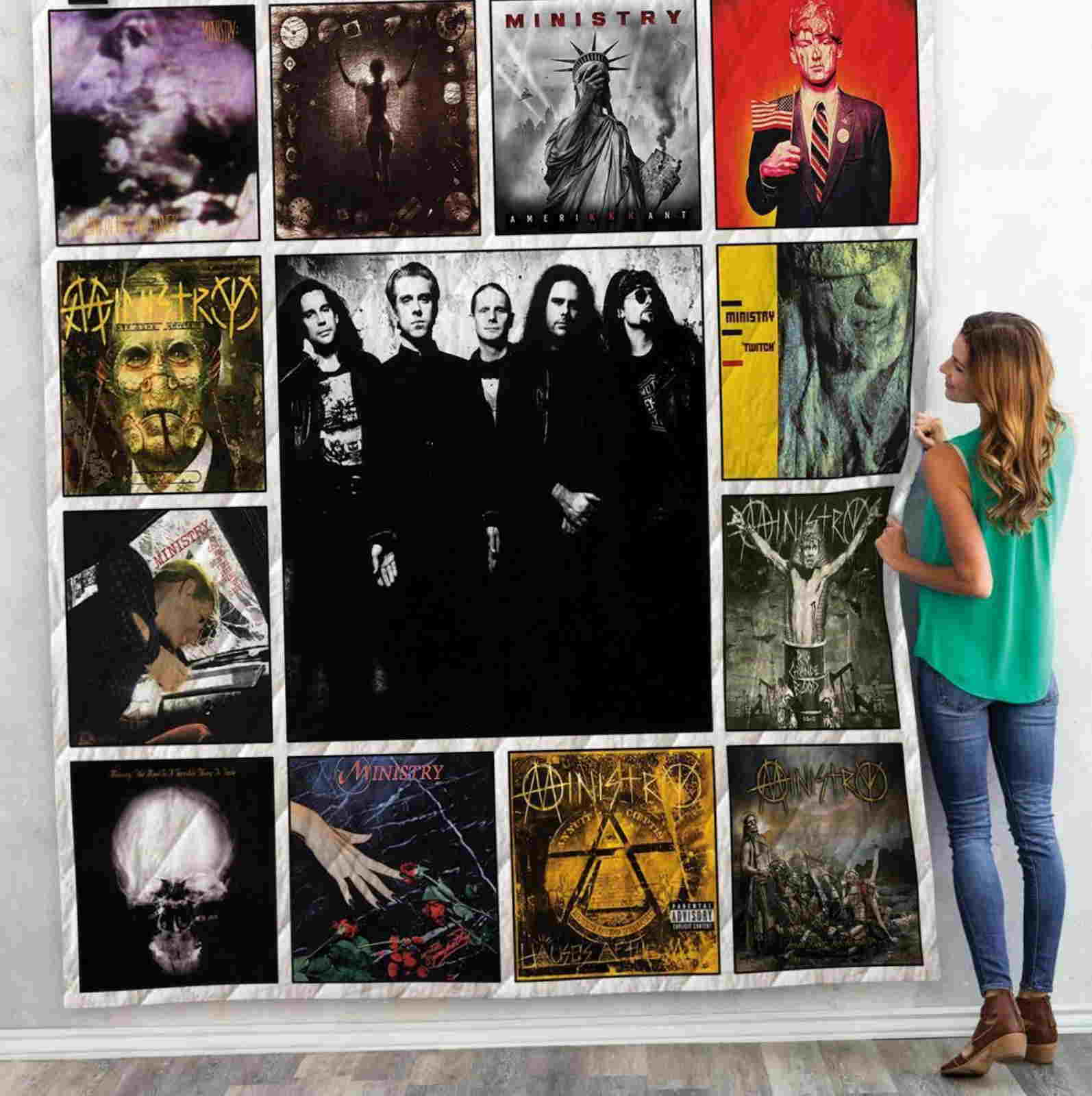 Ministry Albums 3D All Over Printed Quilt Blanket