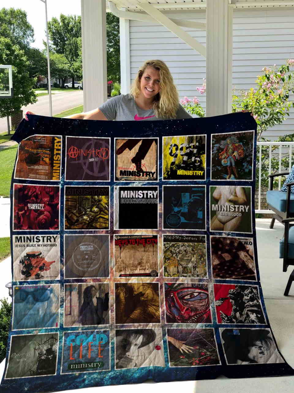 Ministry Singles 3D Quilt Blanket