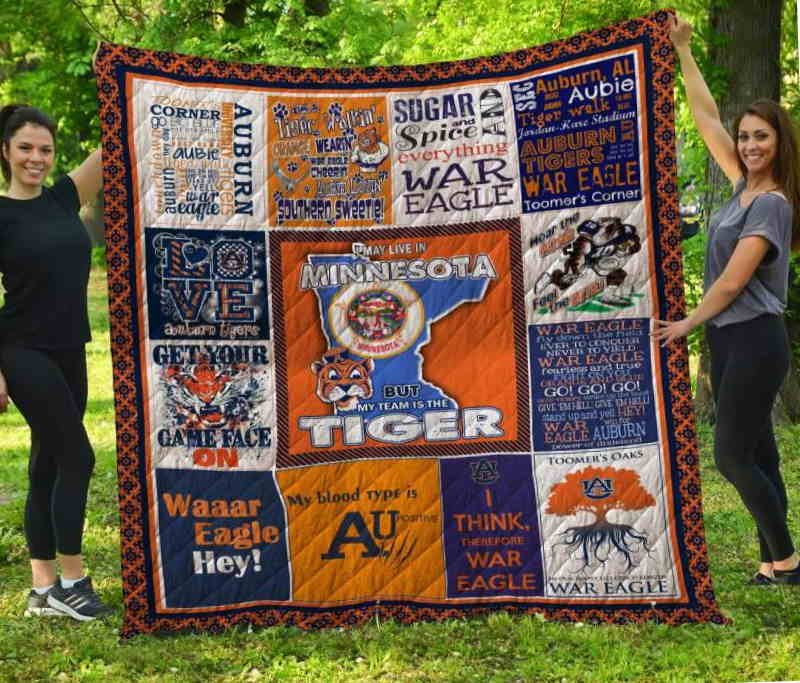 Minnesota 3D All Over Printed Quilt Blanket