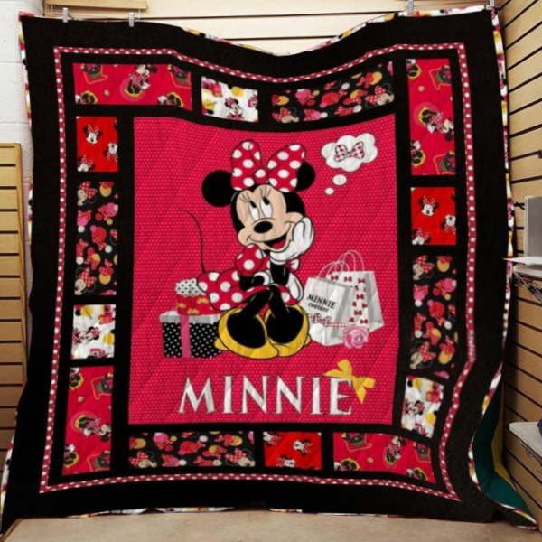 Minnie Mouse 3D Quilt Blanket