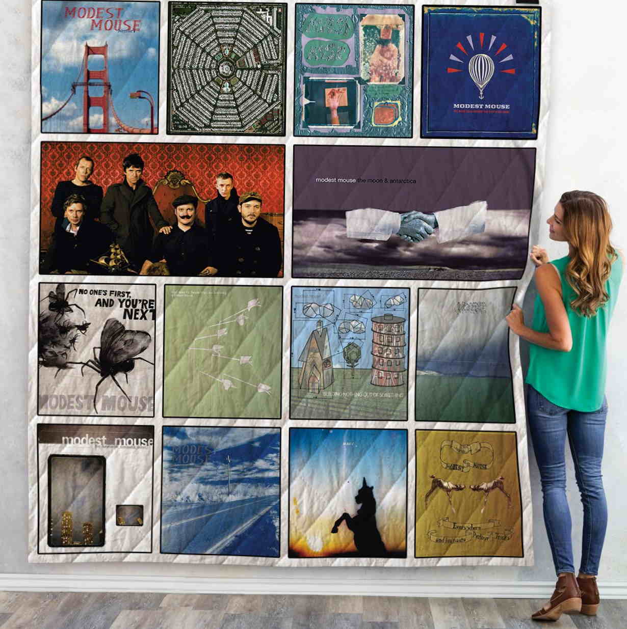 Modest Mouse Quilt Blanket New Arrival 02