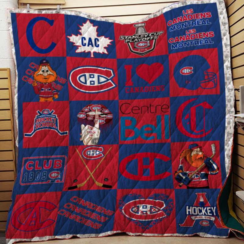 Montreal Canadiens 3D All Over Printed Quilt Blanket