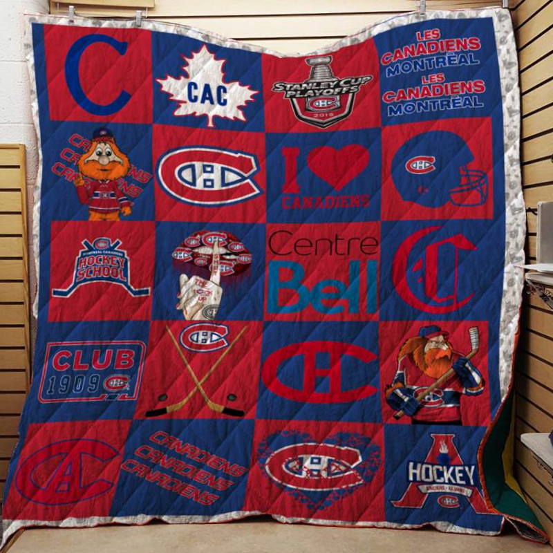 Montreal Canadiens 3D Quilt Blanket