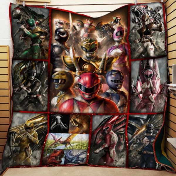 Morphin Time 3D Quilt Blanket