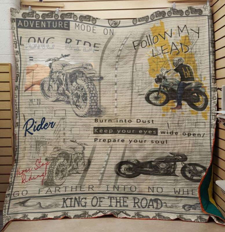 Motorcycle Hblanket 3D Quilt Blanket