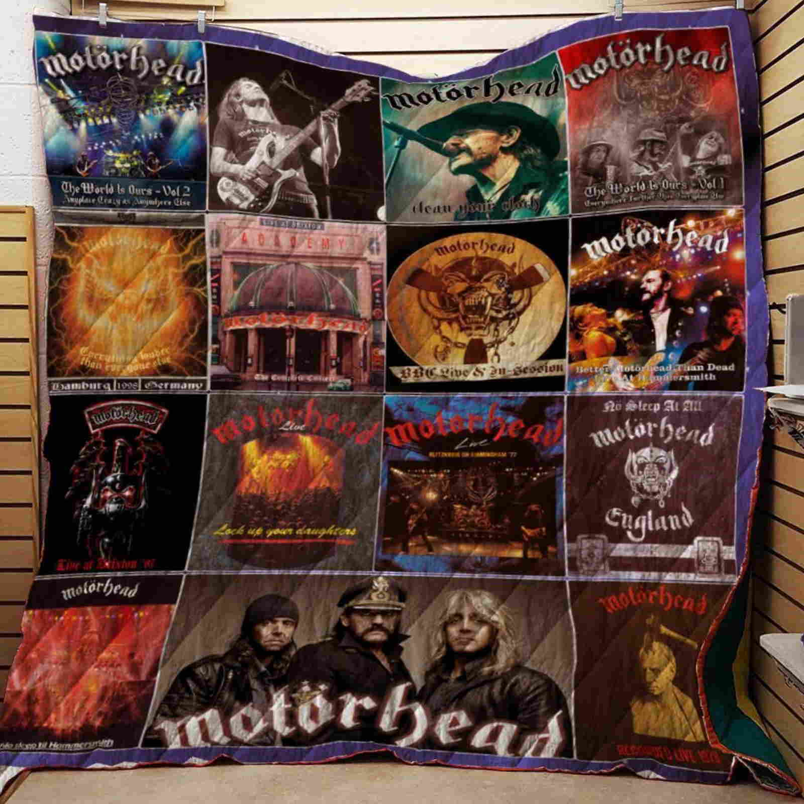 Motorhead Band Live Albums 3D Quilt Blanket