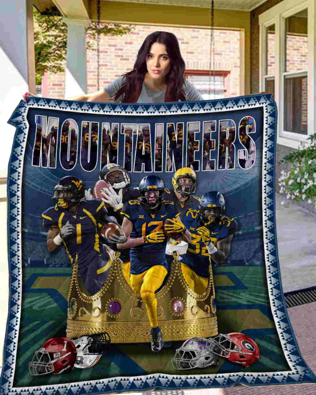 Mountaineers 3D All Over Printed Quilt Blanket