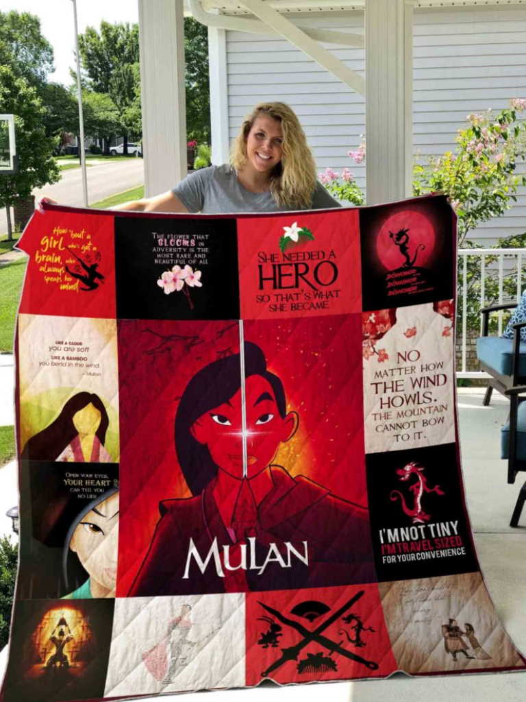 Mulan 3D All Over Printed Quilt Blanket