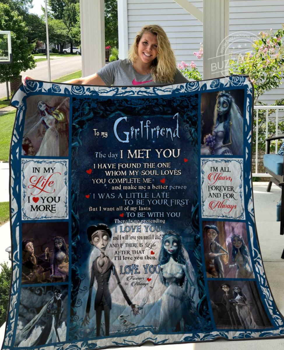 My Girlfriend Corpse Bride Ko 3D Quilt Blanket