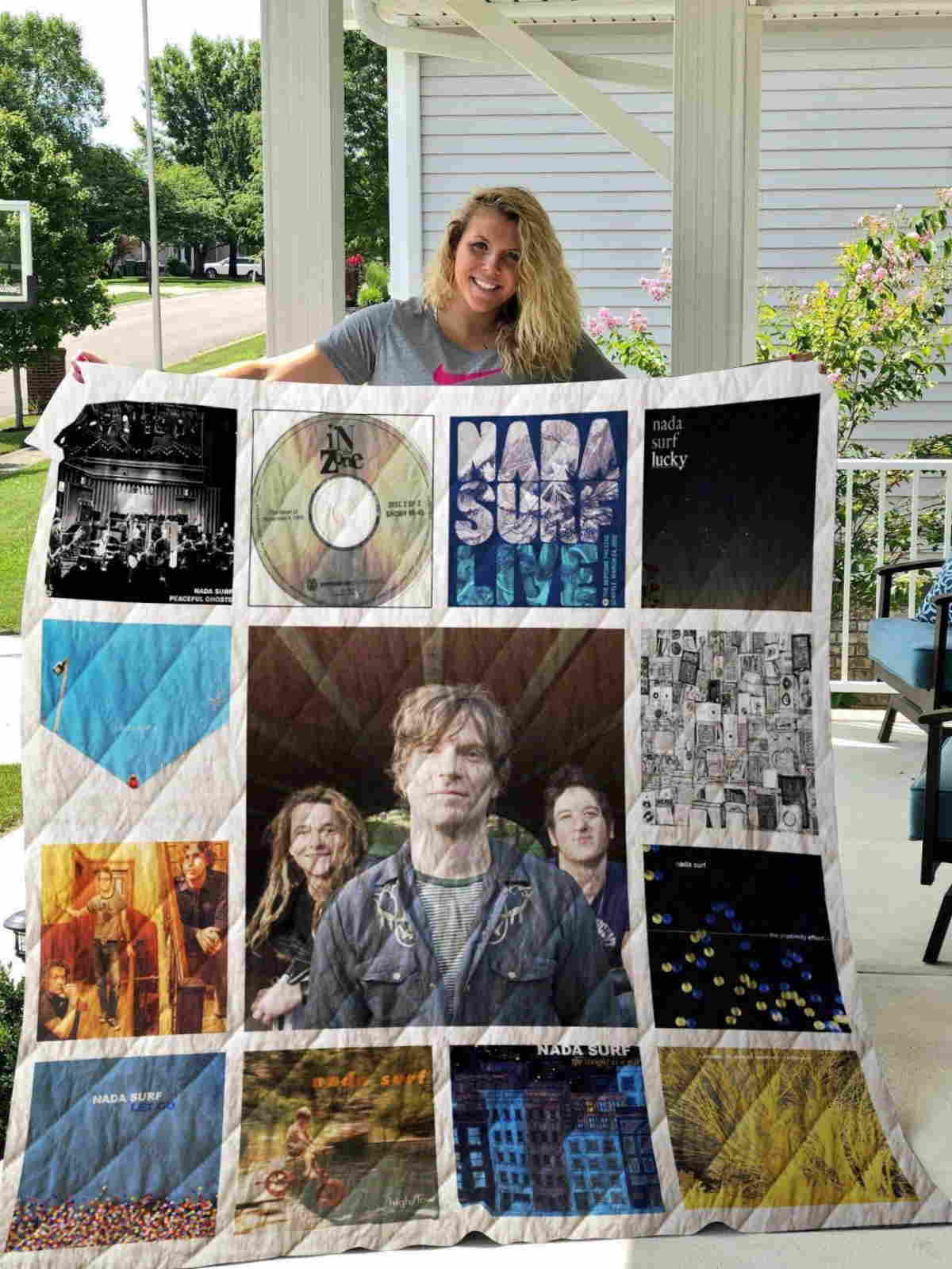 Nada Surf Albums 3D Quilt Blanket