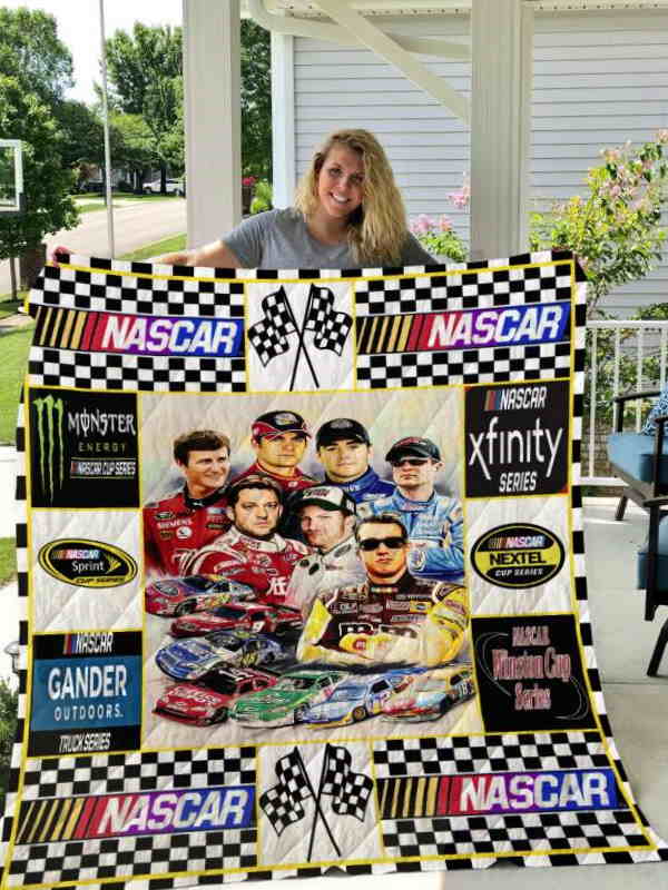 Nascar Stars 3D Quilt Blanket