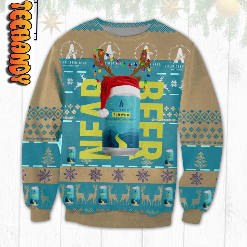 Near Beer Ugly Christmas Sweater