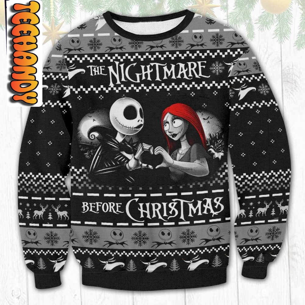 Nightmare Xmas Ugly Christmas Sweater