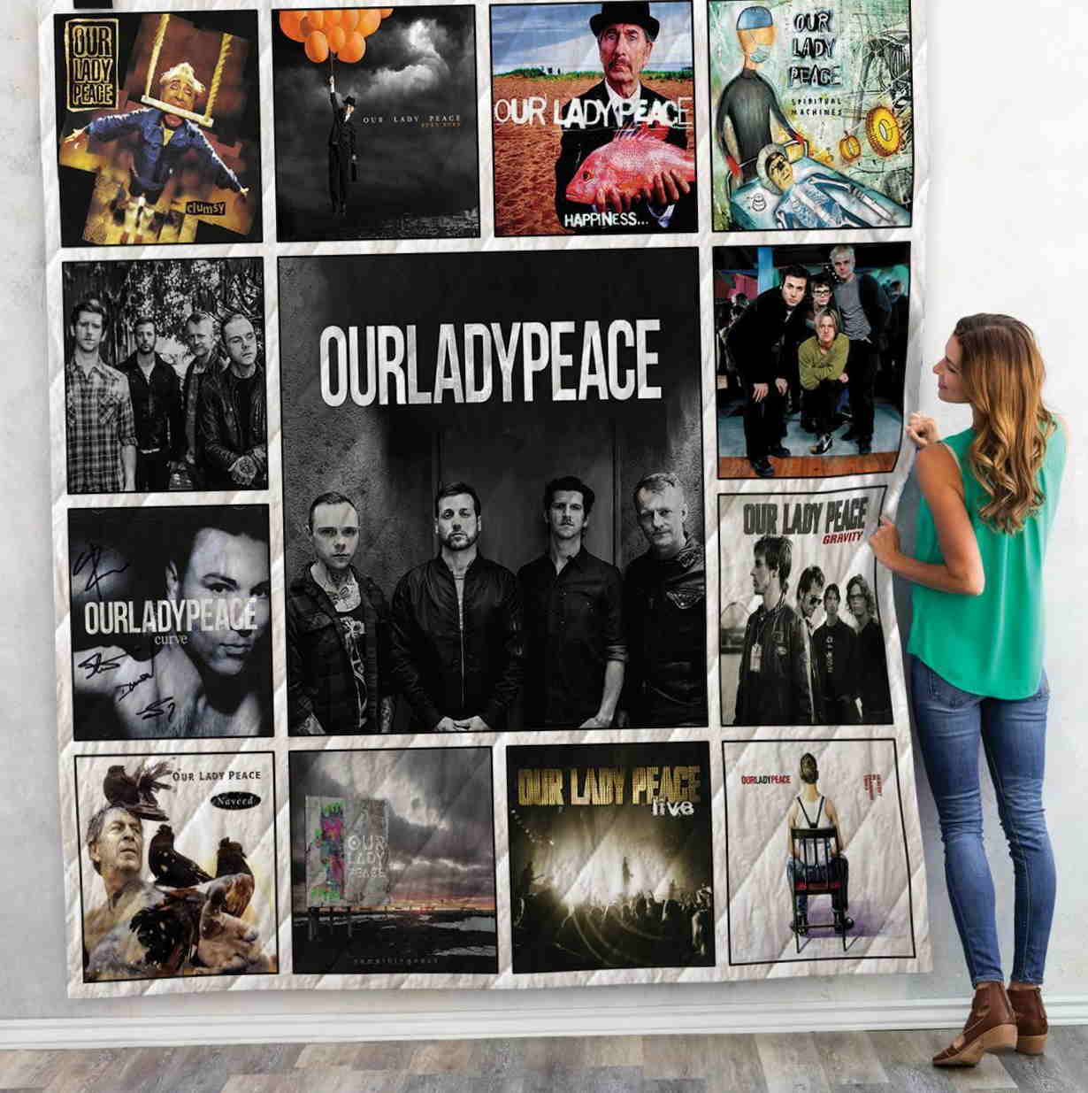 Our Lady Peace Albums 3D Quilt Blanket