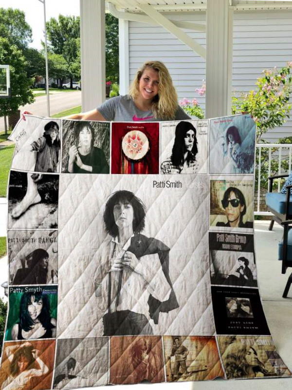 Patti Smith 3D Quilt Blanket