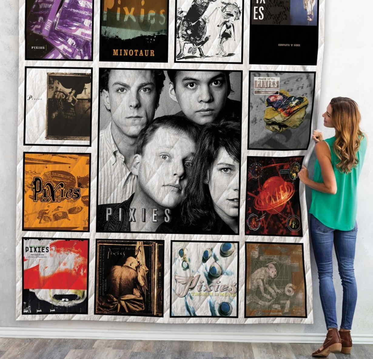 Pixies Albums 3D Quilt Blanket