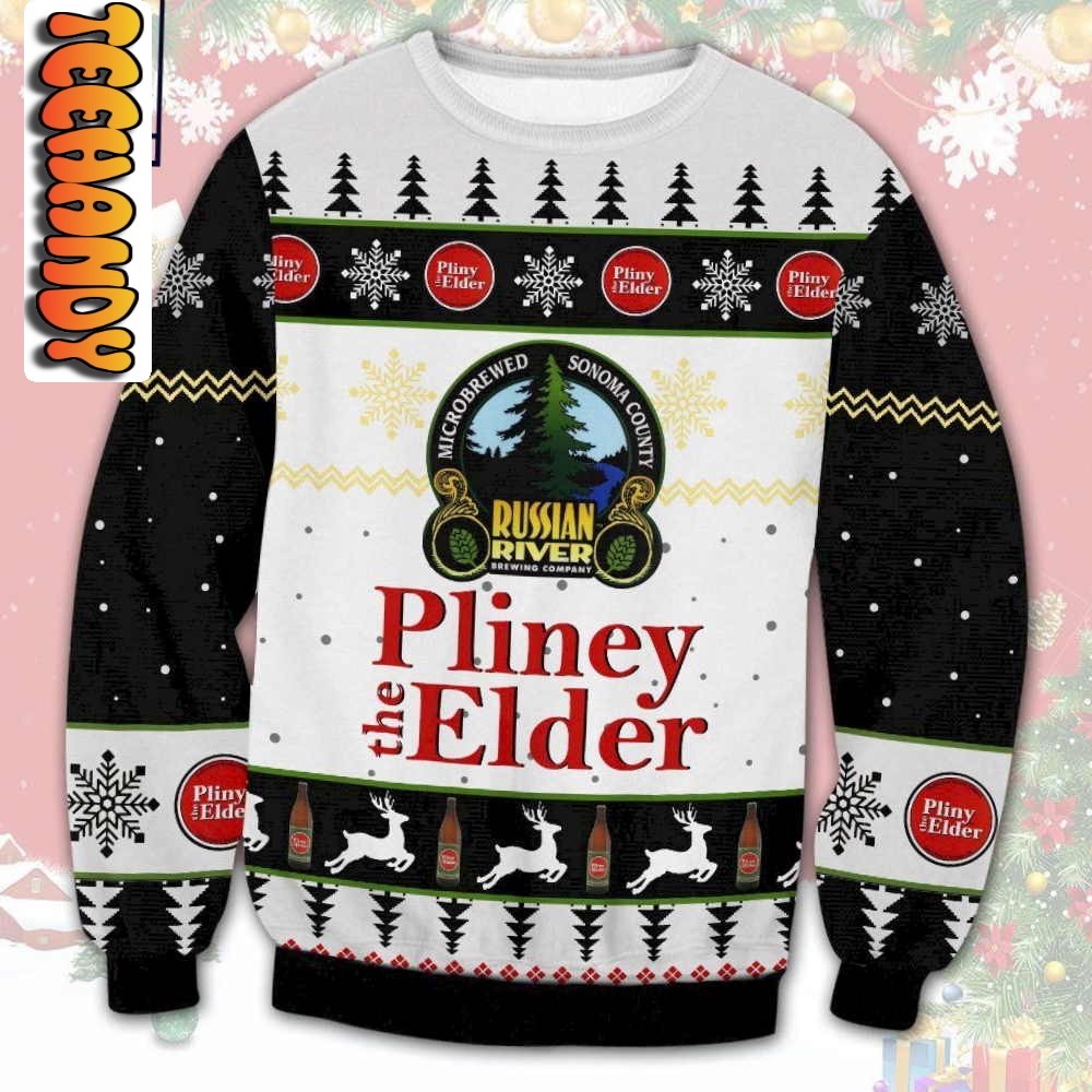 Pliney the Elder Ugly Christmas Sweater