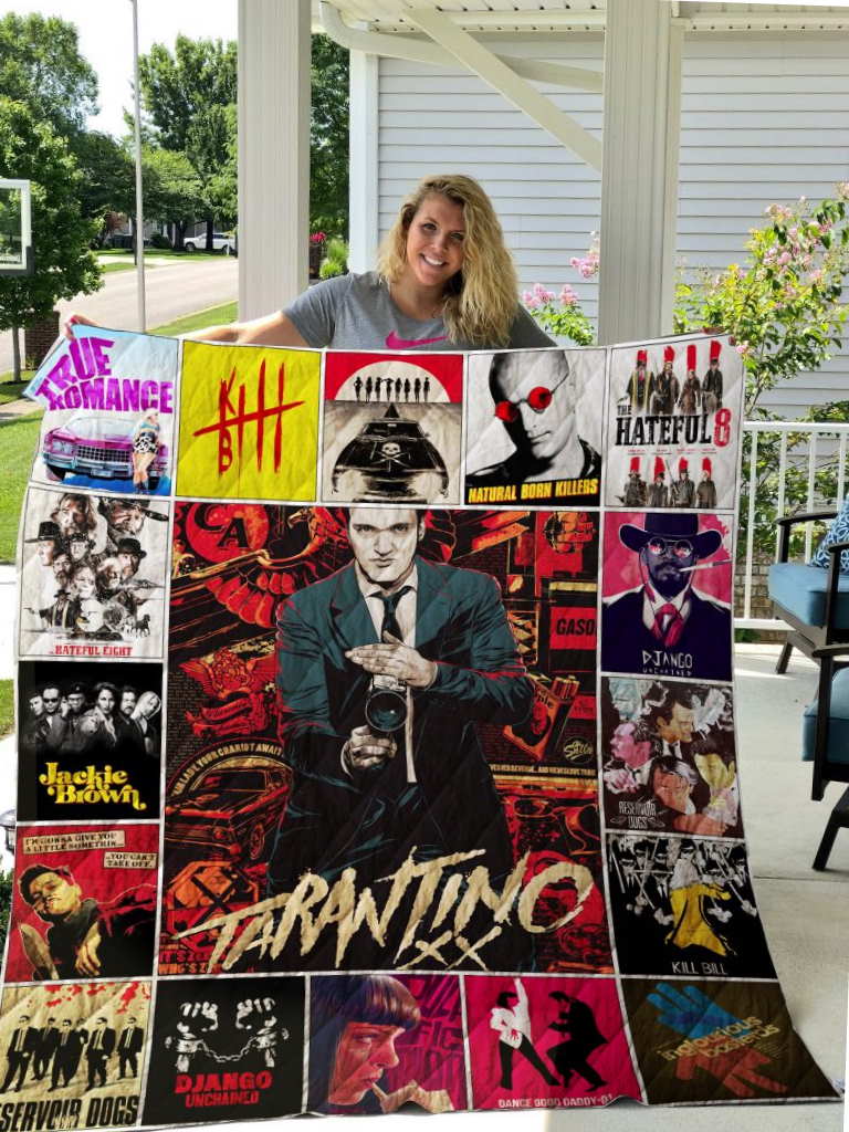 Quentin Tarantino Top Quilt Blanket