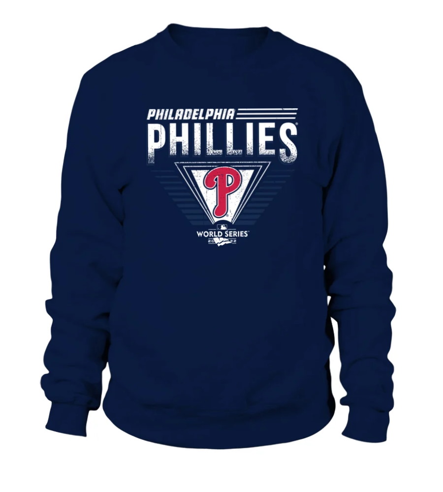 Red 2022 Philadelphia Phillies Majestic Threads World Series Raglan T-Shirt
