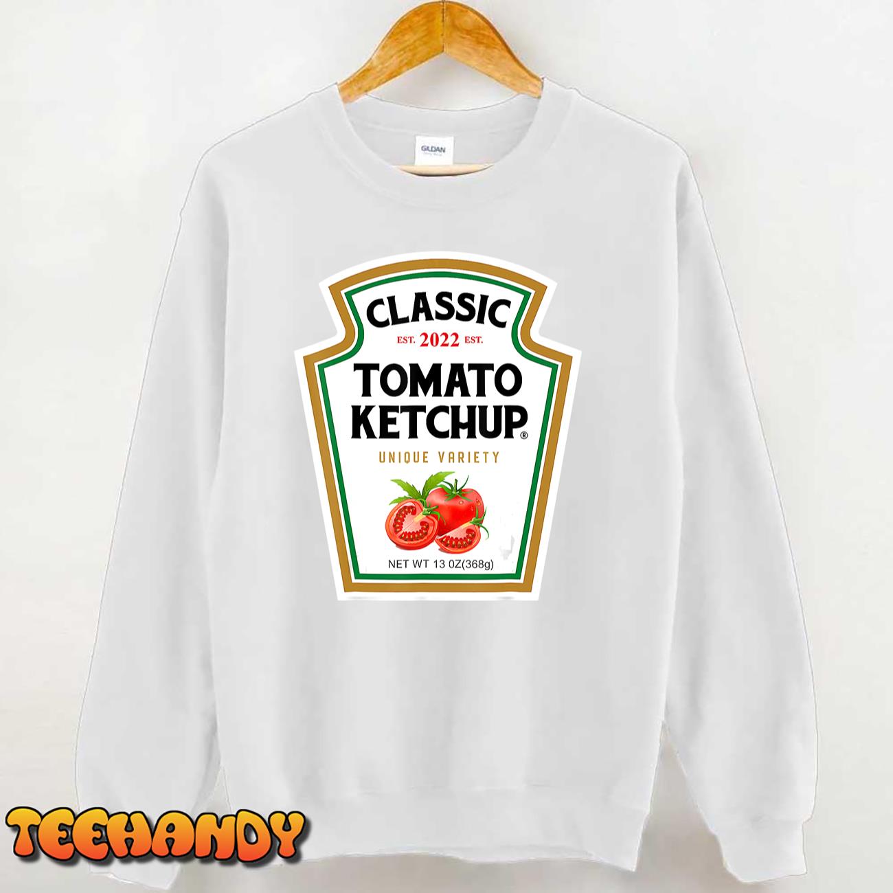 Red Ketchup DIY Costume Matching Couples Groups Halloween T-Shirt