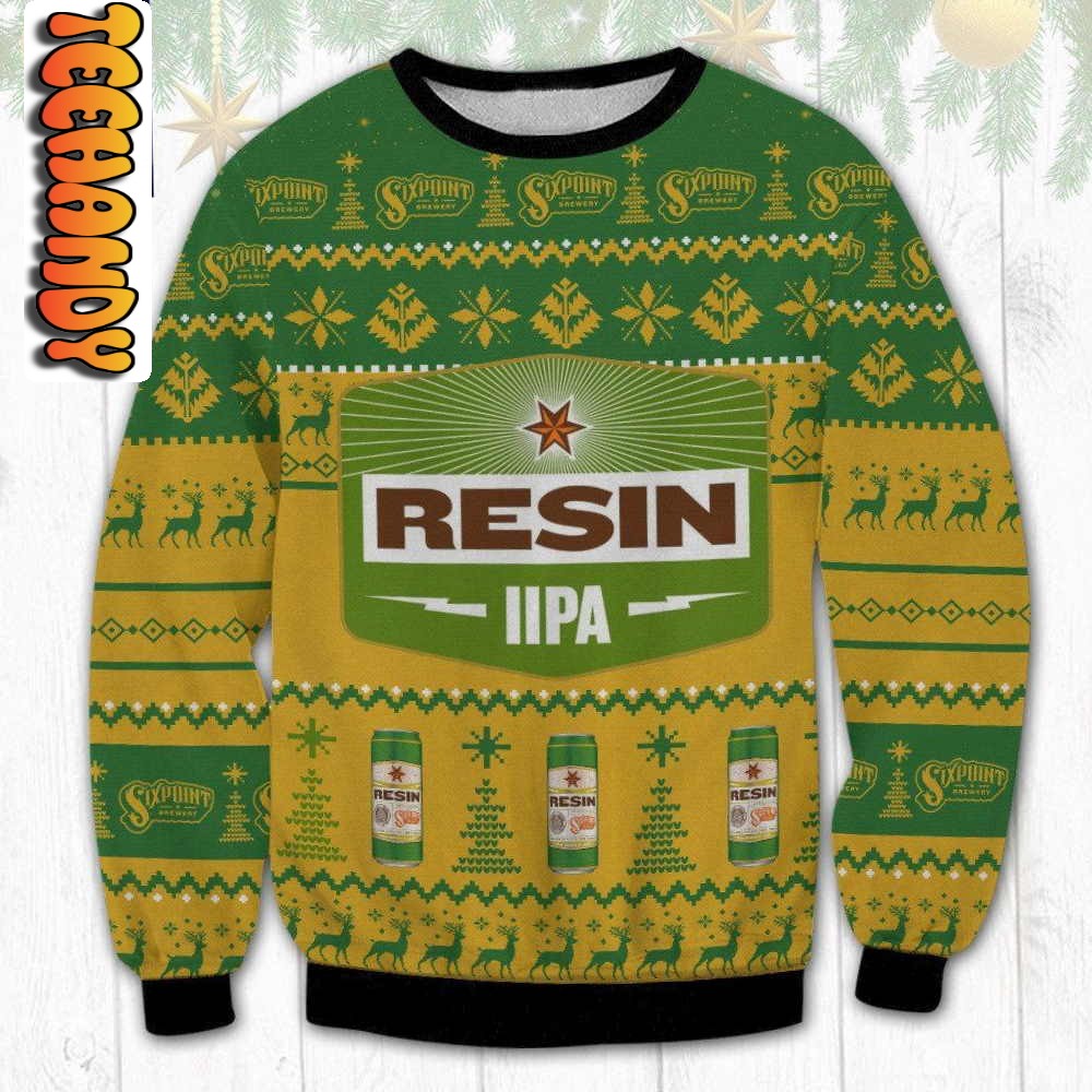 Resin IIPA Ugly Christmas Sweater