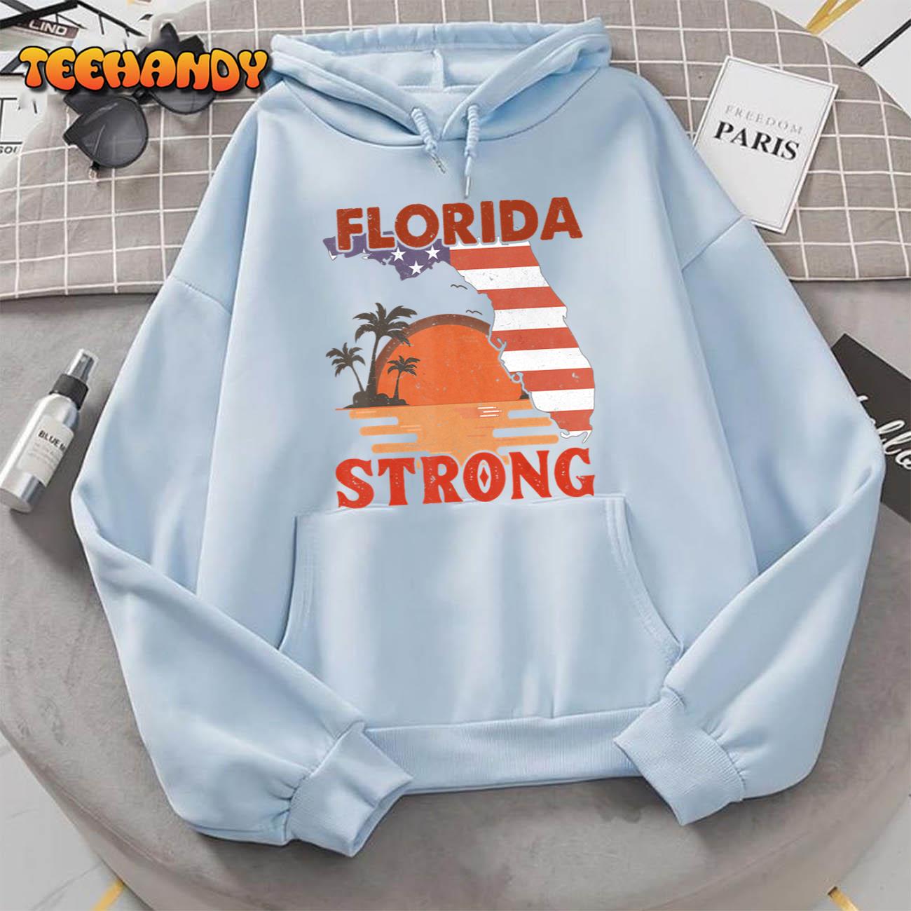 Retro Vintage Florida Strong Support Men & Women Apparel T-Shirt