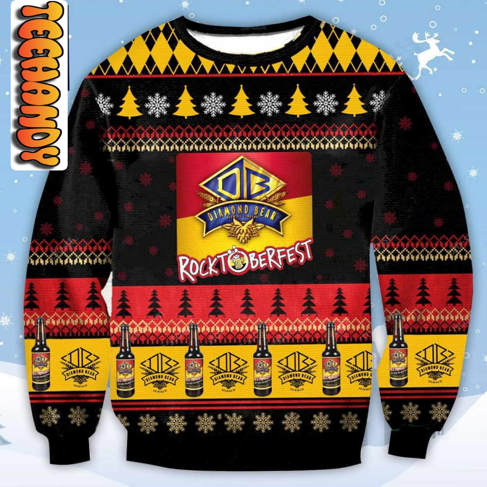 Rocktoberfest Ugly Christmas Sweater