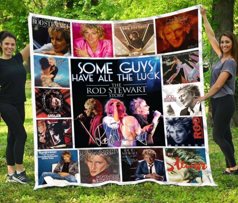 Rod Stewart Quilt Blanket