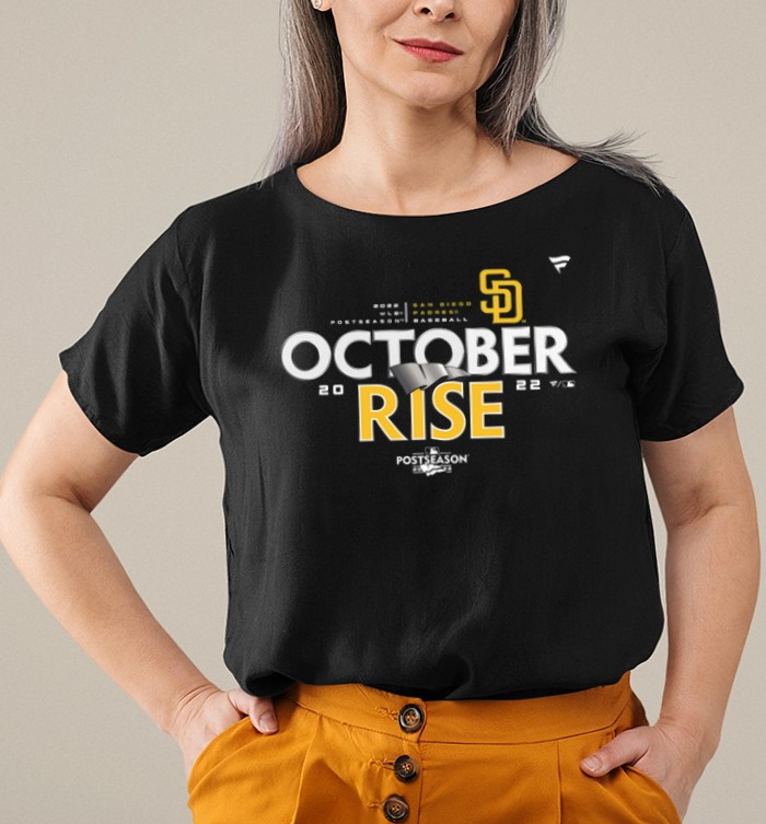 San Diego Padres October Rise 2022 Postseason T-Shirt