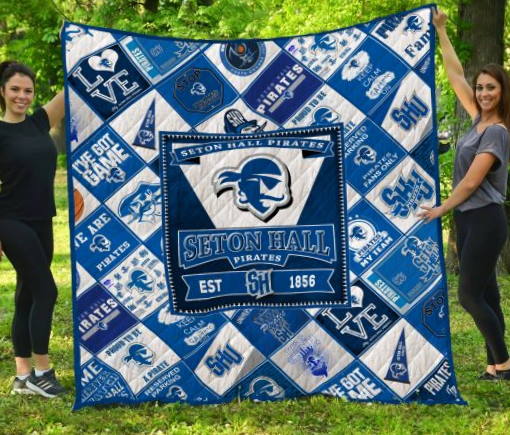 Seton Hall Pirates Quilt Blanket