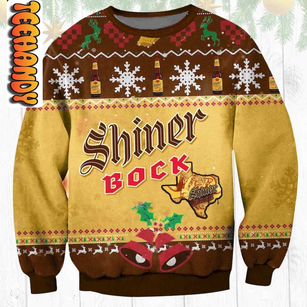 Shiner Bock Ugly Christmas Sweater