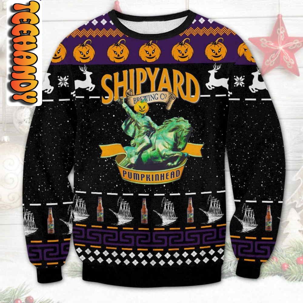 Shipyard Summer Ale Ugly Christmas 3D Sweater