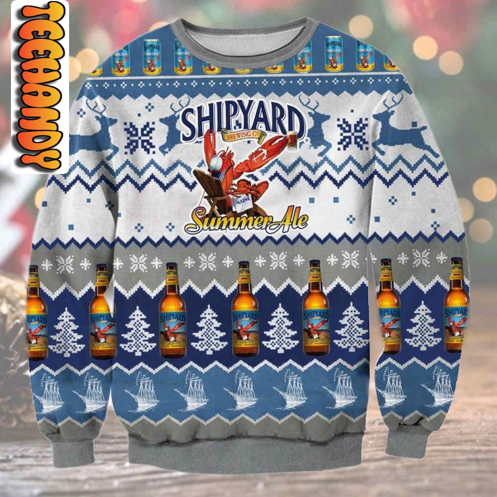 Shipyard Summer Ale Ugly Christmas Sweater