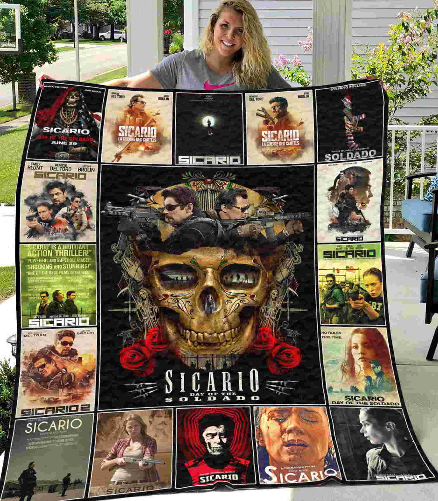 Sicario 3D All Over Printed Quilt Blanket