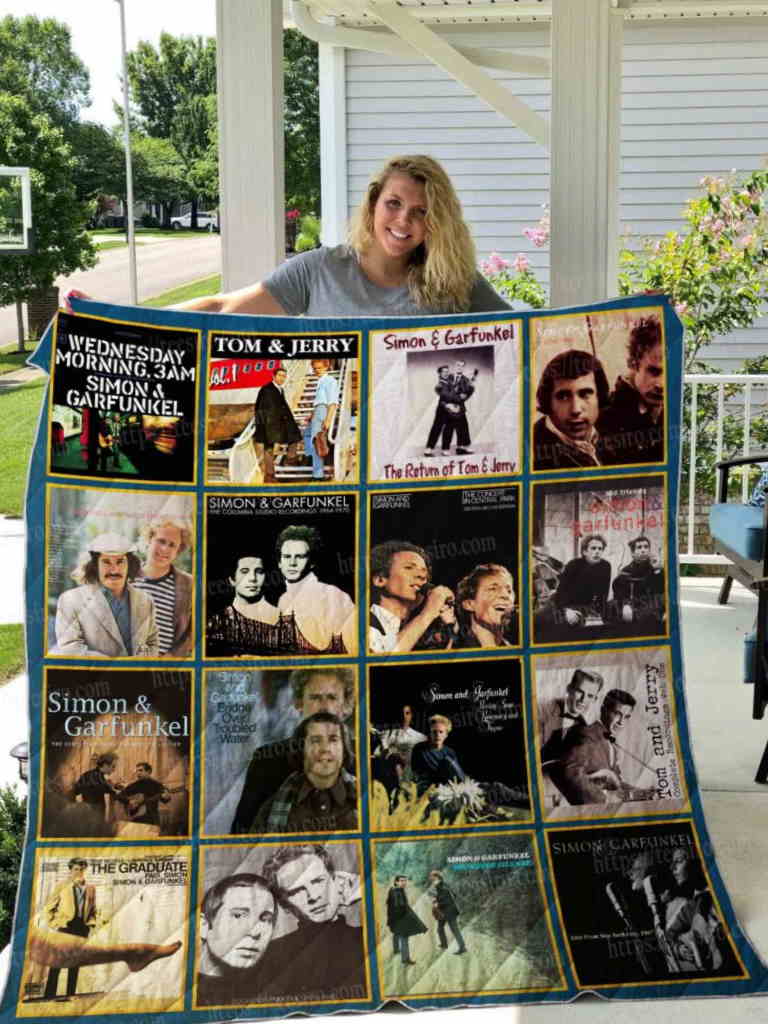 Simon And Garfunkel 3D All Over Printed Quilt Blanket