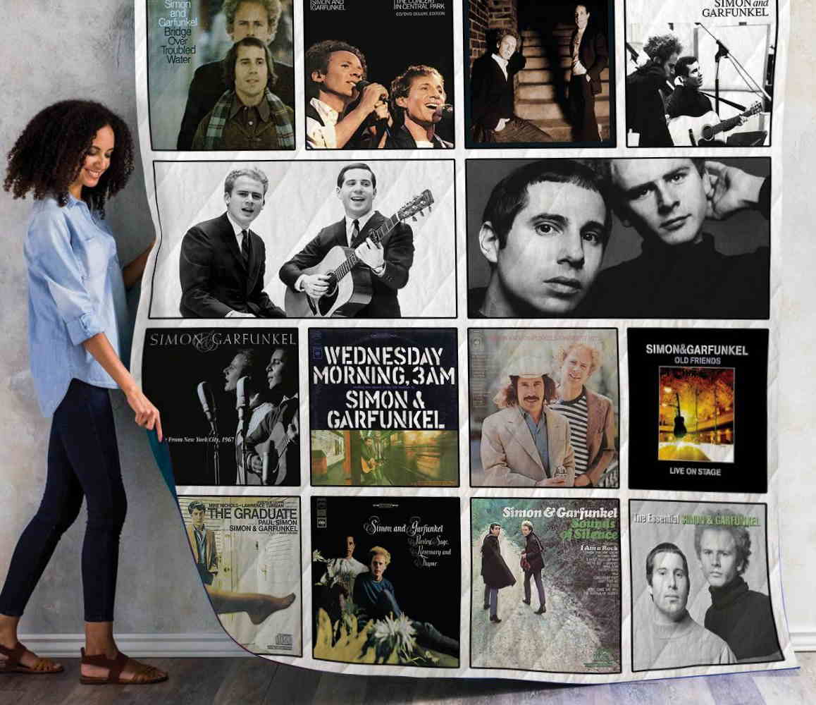 Simon And Garfunkel Albums 3D Quilt Blanket