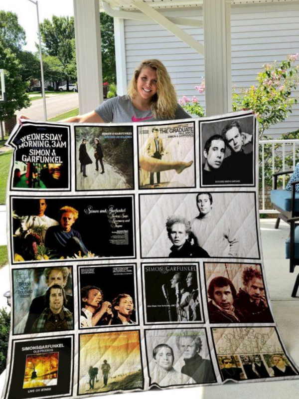 Simon Garfunkel 3D Quilt Blanket