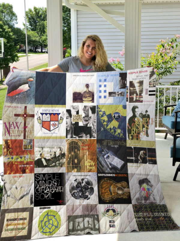 Simple Minds 3D Quilt Blanket