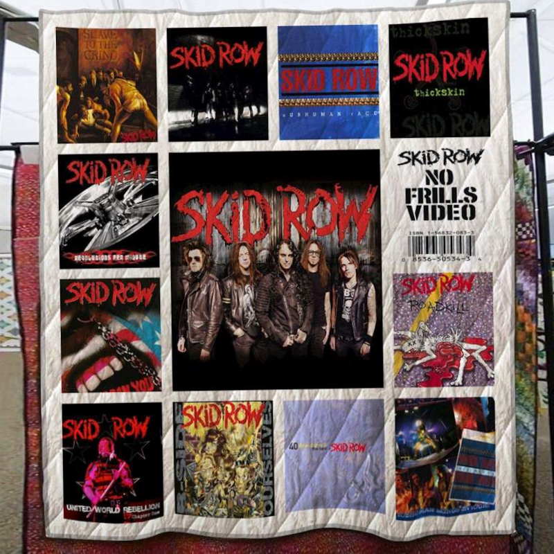 Skid Row 3D Quilt Blanket