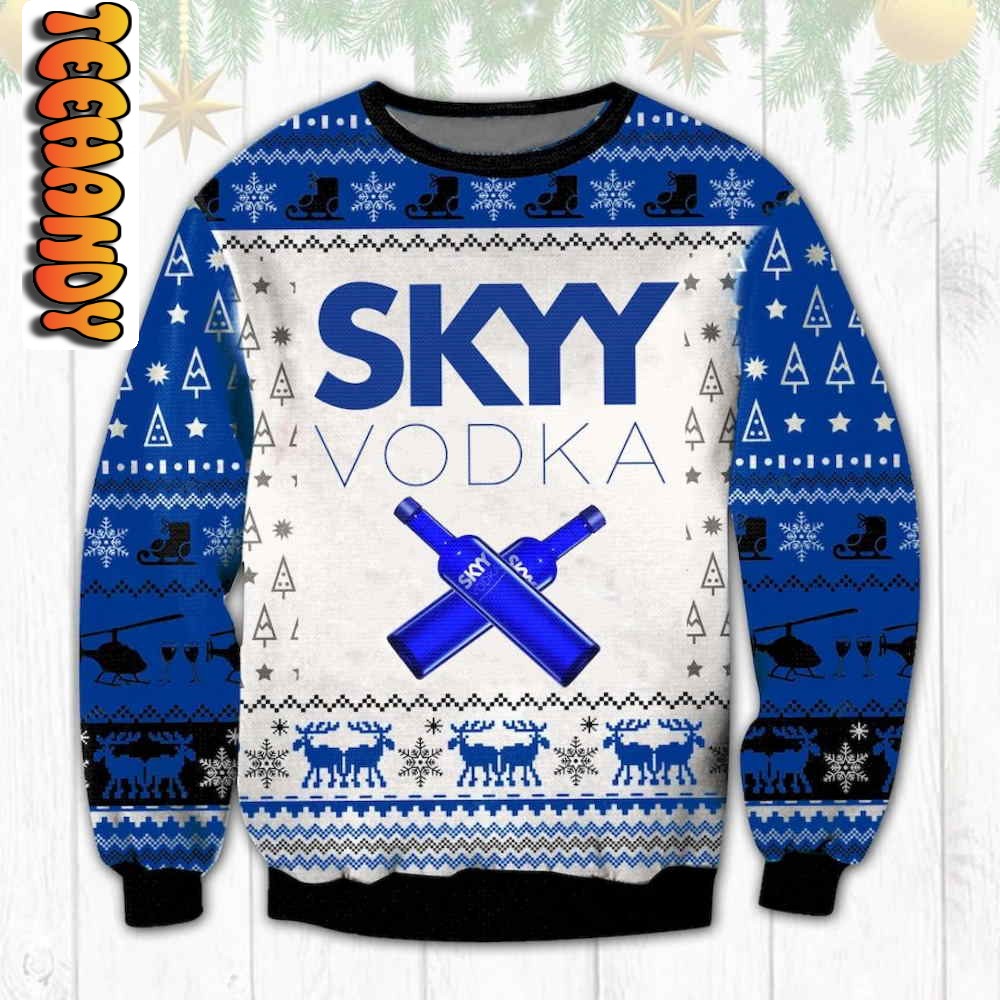 Skyy Vodka Ugly Christmas Sweater