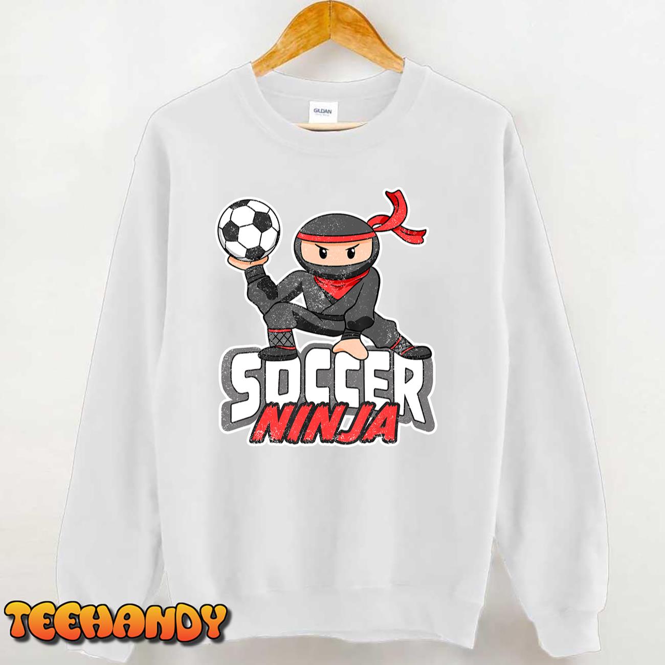 Soccer Ninja Funny Football Player T-Shirt