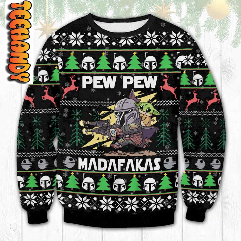 Star War Pew Pew Madafakas Ugly Sweater