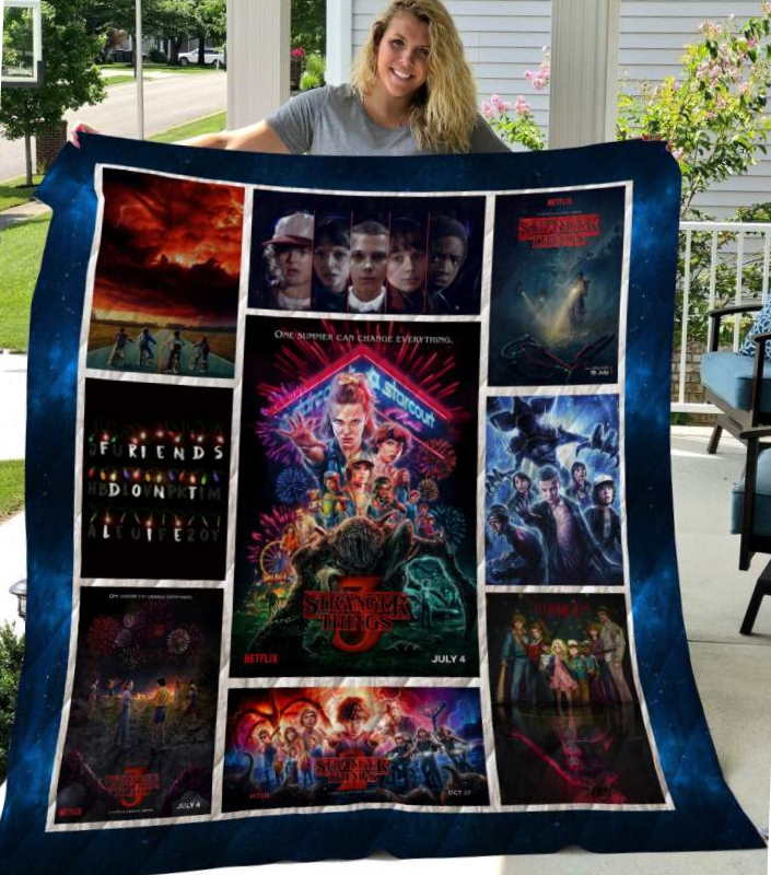 Stranger Things 3D Quilt Blanket