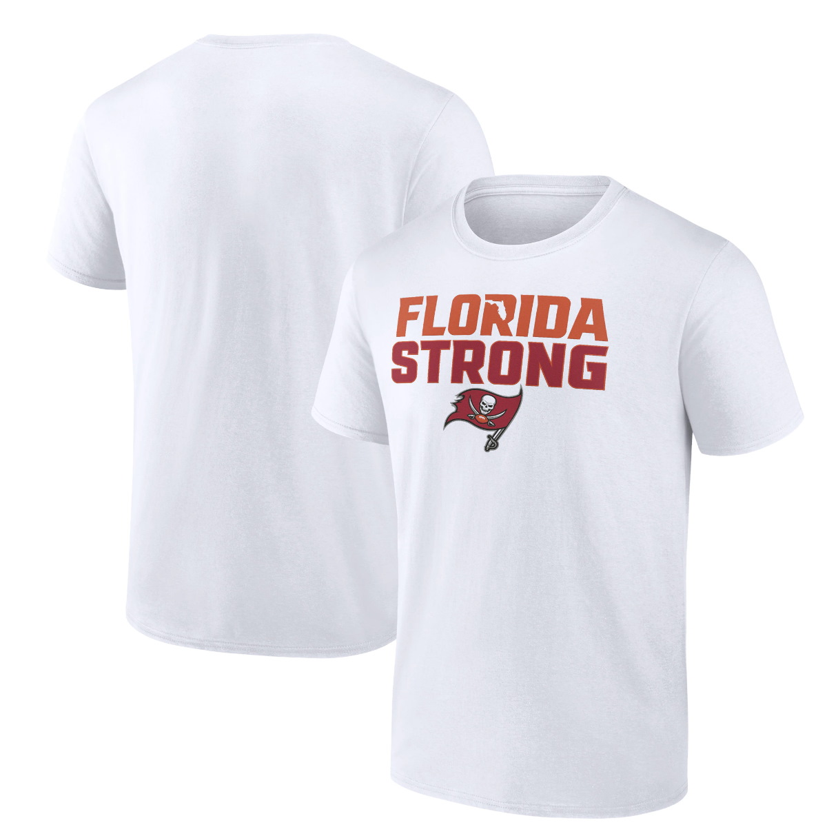 Tampa Bay Buccaneers White Florida Strong T-Shirt