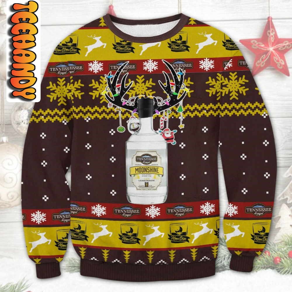 Tennessee Moonshine Ugly Christmas Sweater