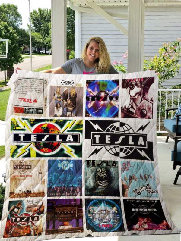 Tesla Albums 3D Quilt Blanket