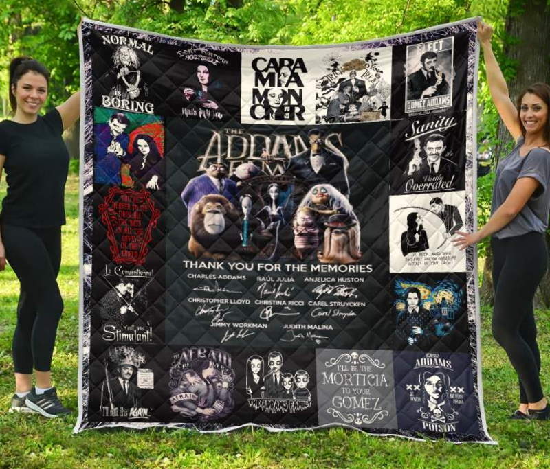 The Addams Family Anniversary 3D Quilt Blanket