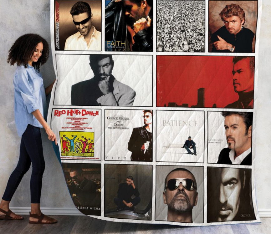 The Great George Michael Albums Collection Quilt Blanket